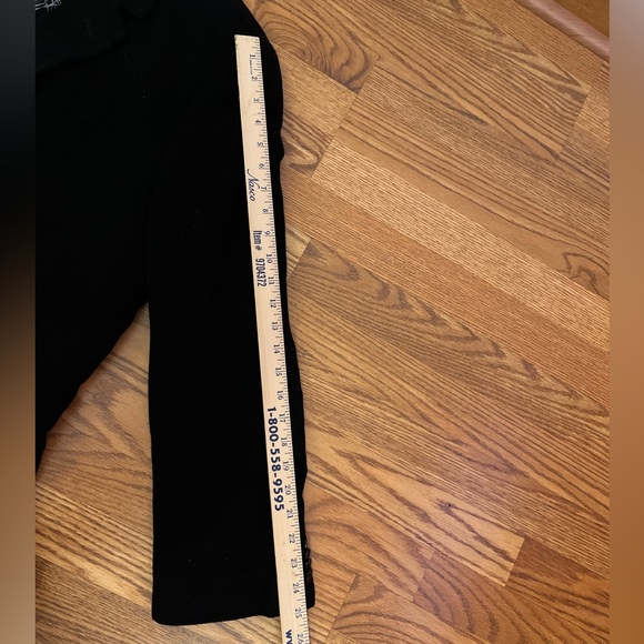 Nautica Black Overcoat Coat Jacket L42 - Picture 2 of 5